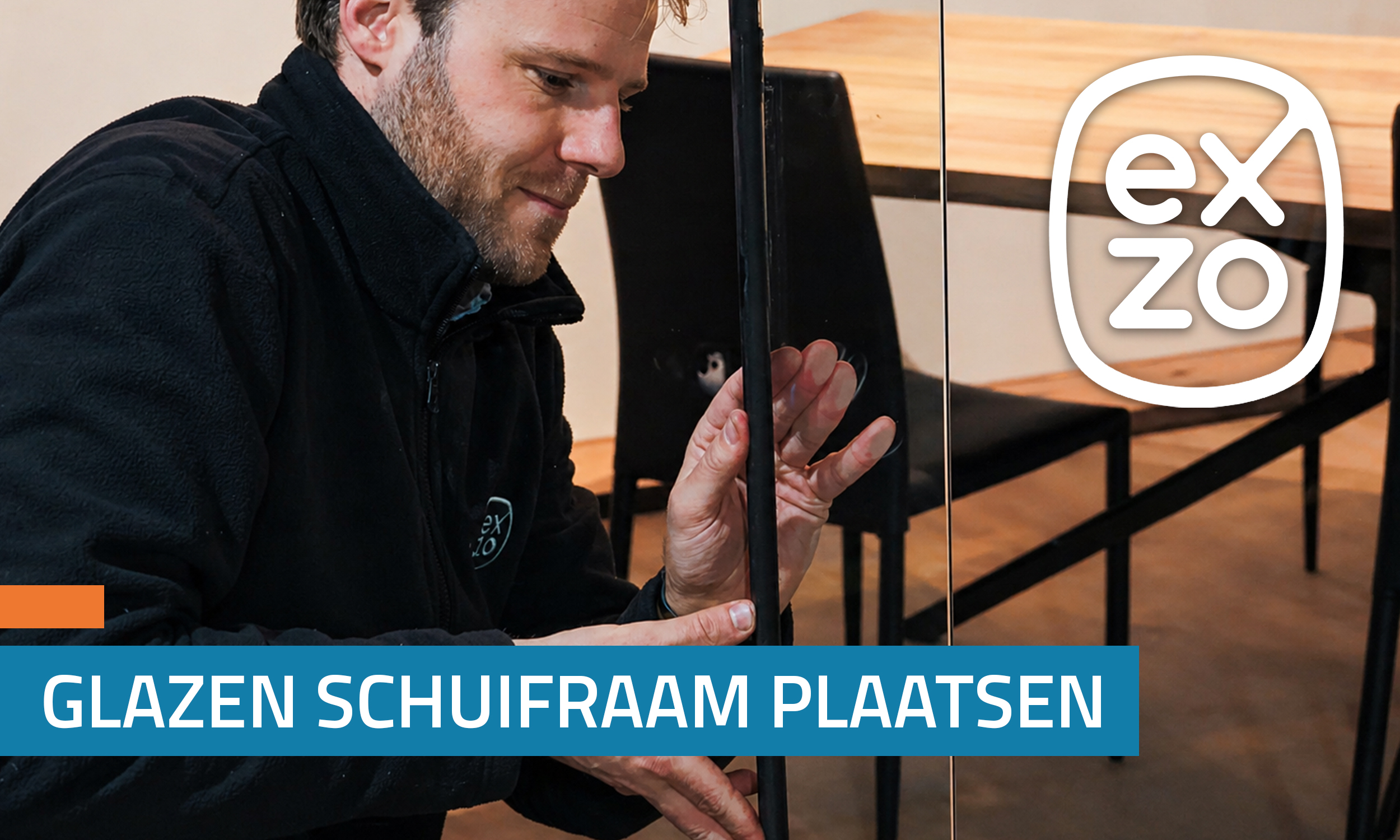 Handleiding | Een glazen schuifraam plaatsen
